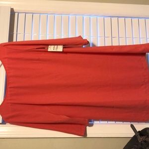 Medium leith coral shift dress